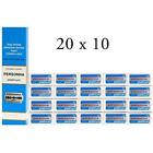 Pers00001200 Personna Israeli Blue Razor Blades Double Edge