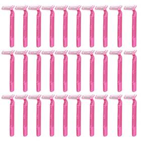 Persona 608631603067 Bulk Disposable Razors For Women Bundle Pack Of 30 Comfort Coated Triple Bl