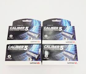Personna 021130701056 Caliber 5 Razor Blades Refill Cartridges Made Usa Fit Tech 4 Lot Of