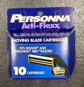 Personna 024500580015 Acti-flexx Moving Blade Cartridges 10 Pack New And Sealed