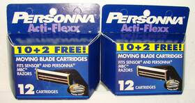 Personna 024500581296 Acti-flexx Razor Blades Fits Sensor And Mbc Razors 24 Cartridges Personna 024500581296 Acti-flexx Razor Blades Fits Sensor And Mbc Razors 24 Cartridges