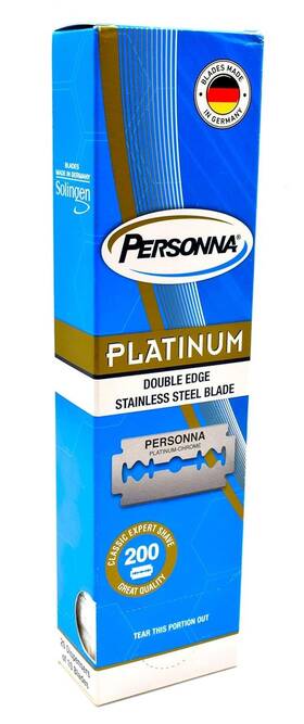 Personna 024500602908 200 Platinum Double Edge Razor Blades