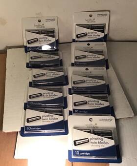 100gpp Personna 100 Twin Pivot Plus Blades Compatible With Trac Ii And Atra Razors