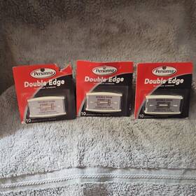 12-356-4 Personna Double Edge Platinum Chrome Stainless Steel Razor Blades 10 Pack