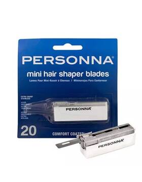 60-0230-nupc Personna Mini Hair Shaper Injector Blades - 20-pack