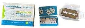 74-0010 Personna 50 Medical Prep Double Edge Razor Blades Med Inch Lab Blues