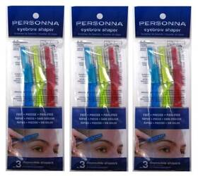 Personna 769923956299 Eyebrow Shaper For Men And Women - 3 Ea Pack Of