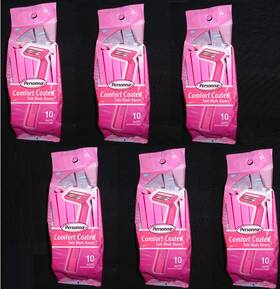 93019883 Personna 6 Pks Comfort Coated Twin Blade Razor 10 /pk Total 60 Disposable Razors