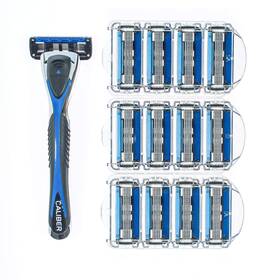 Mgw5h-12 Personna Mens 5 Blade Razor System - Shaving Razors Handle With