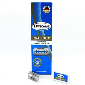 Persblue200 Personna 200 Platinum Blue Double Edge Safety Razor Blades - Made In Germany
