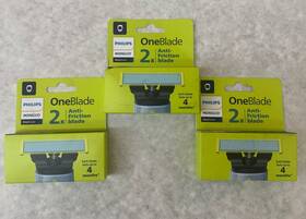 Qp225 Philips Norelco 3pks Of 2 Oneblade Anti-friction Replacement Blades 6 Total