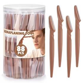Phyyixs 744110575996 88 Pcs Terracotta Dermaplaning Tool And Face Razors For Women In Storage Jar Aes