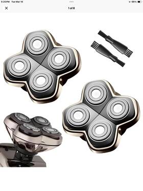 B0fkzgf71l Pitbull 2pack Pro 4 Head Replacement Blades For Shaver Rotary