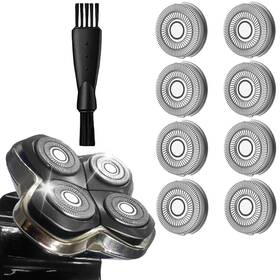B0cwrpvmyt Pitbulls Razor Replacement Blades 8-pack Fits Bald Head Gold Pro Silver