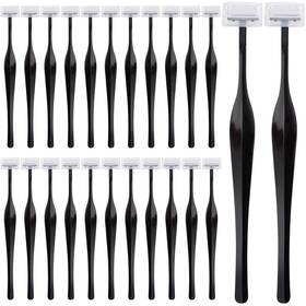 Cd3754t2c3-cp Pndeyo 24pcs T Shape Eyebrow Razors For Women Manual Face Trimmer With Black