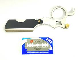 Fg-crlb-349 Prbarber Barber Salon Straight Edge Razor Cut Throat Shaving Shavette Ring