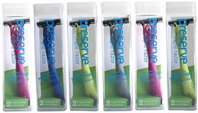 Preserve 631740050866 Razor Triple System 6ct 1 Ea