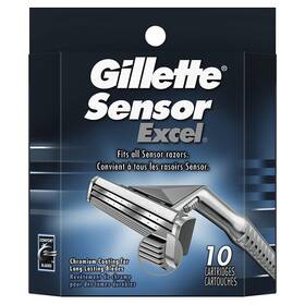 00047400315488 Procter & Gamble Gillette Sensor Excel Mens Razor Blade Refills 10 Count