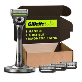 Procter & Gamble 445006256236 Gillettelabs With Exfoliating Bar By Gillette Razor For Men - 1 Handle 4