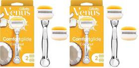 Procter & Gamble 445010331318 Gillette Venus Comfortglide With Olay Coconut Womens Razor Handle Blade Refill