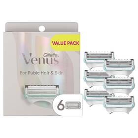Procter & Gamble 711181663556 Gillette Venus Intimate Grooming Razors For Women 6 Razor Blade Refills Bikini