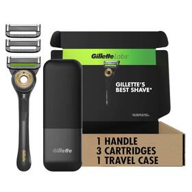 Procter & Gamble 711181696769 Gillettelabs With Exfoliating Bar Shaving Razor For Men 1 Handle 3 Blade Refil