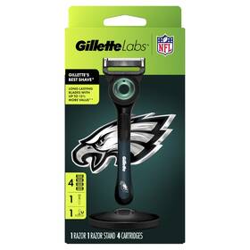 94893995 Procter & Gamble Gillette Labs Special Nfl Eagles Edition Razor For Men Black Handle 4 Blade