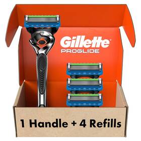 Procter & Gamble - Haba Hub 313020122103 Gillette Fusion Proglide Razors Men 1 Razor 4 Blade Refills Sh