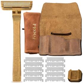 Hprc1007 Proof Single Blade Safety Razor For Men - Brass Mild Shave Precision Cnc M