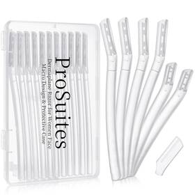 Zh0377 Prosuites 16 Count Dermaplane Razor For Women Face Professional Transparent Color