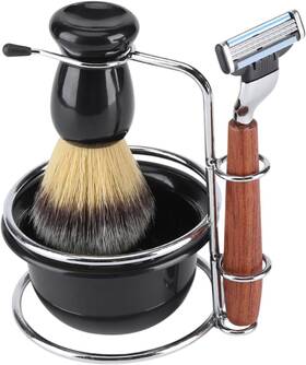 Pupilashdcnwxgoa43 Pupilash 4 In 1 Shaving Kit For Men Includes Manual Razor Stainless Steel Stan