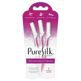 Pure Silk 051009201301 Precision Beauty Dermaplane Razor 1 Count Pack Of 3 Pink