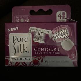 11017stps Pure Silk Contour 6 Razor Blade Cartridge Refill Pack 4 Count 11017stps Pure Silk Contour 6 Razor Blade Cartridge Refill Pack 4 Count