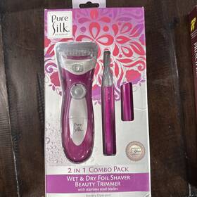 Pure Silk 805106840877 Womens Shaving Hair Trimmer Wet And Dry Foil Shaver Beauty