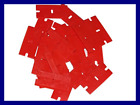Raz100 Single Edge Plastic Razor Blades Red Free Shipping 643462999385