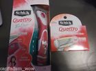 Refill-4 Razor Papaya Trimstyle Quattro Count Women Schick