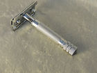 Mk333c Razor Short Classic Plated Double Edge Merkur Chrome Handle Safety