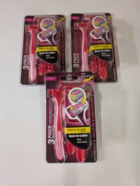 Sb3340purple Razormax 9 Pack Unisex Pink Maximooth Razors