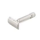 Razorock Game Changer Stainless Steel Double Edge Razor With Barberpole
