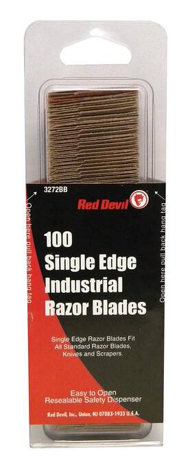 3272 Red Devil 885881884839 Single-edge Razor Blades 100 Count Pack Of 1