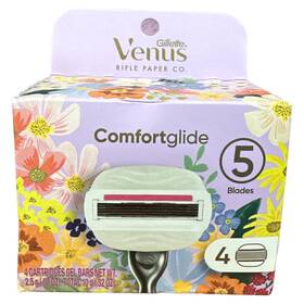 Rifle Paper 047400676039 Co. Venus Comfortglide Razor Blade Refills 4ct