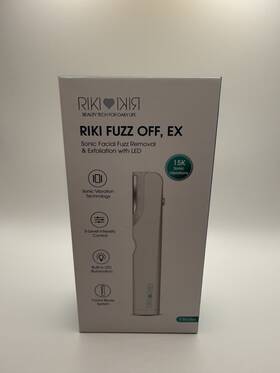 Riki 810020198478 Fuzz Off Ex Sonic Facial Removal Exfoliator Dermaplaning Led 5 Blades