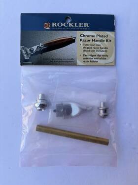 Rockler 733175484107 Chrome Plated Razor Handle Kit - New And Sealed