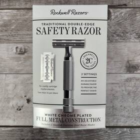 Rockwell 419654960262 Razor 2c Chrome Series Traditional Double-edge Safety Used