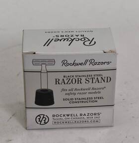 Rockwell Razors 628235770736 Black Stainless Steel Razor Stand For All