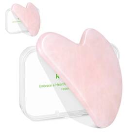 14874509 Rosenice Gua Sha Facial Tool 2 Pcs Jade Guasha Stone Massager For Pink
