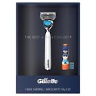 S980109136-2391 Gillette Proshield Razor Gift Set Handle Cartridges Shave 047400663527