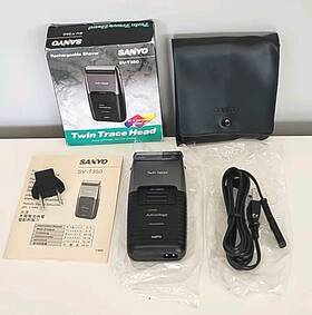 Sv-t350 Sanyo Twin Head Rechargeable Shaver Vintage - New