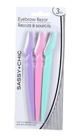 324257 Sassy And Chic Eyebrow Razors