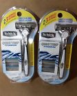 Sch Schick Quattro Titanium Razors Two Bonus Cartridges 2 Handles 10 Blades 841058082002